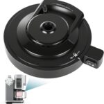 Outer Bowl Lid for Ninja NC500/NC501 Creami Deluxe Series Ice Cream Maker, Reusable Creami Lid Replacement for Ninja Creami Parts, Leak and Splash Proof, Dishwasher Safe (No Paddle)