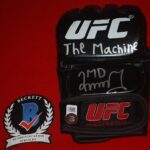 MERAB DVALISHVILI UFC MMA signed Glove Beckett Witnessed COA W432758 – Autographed UFC Gloves