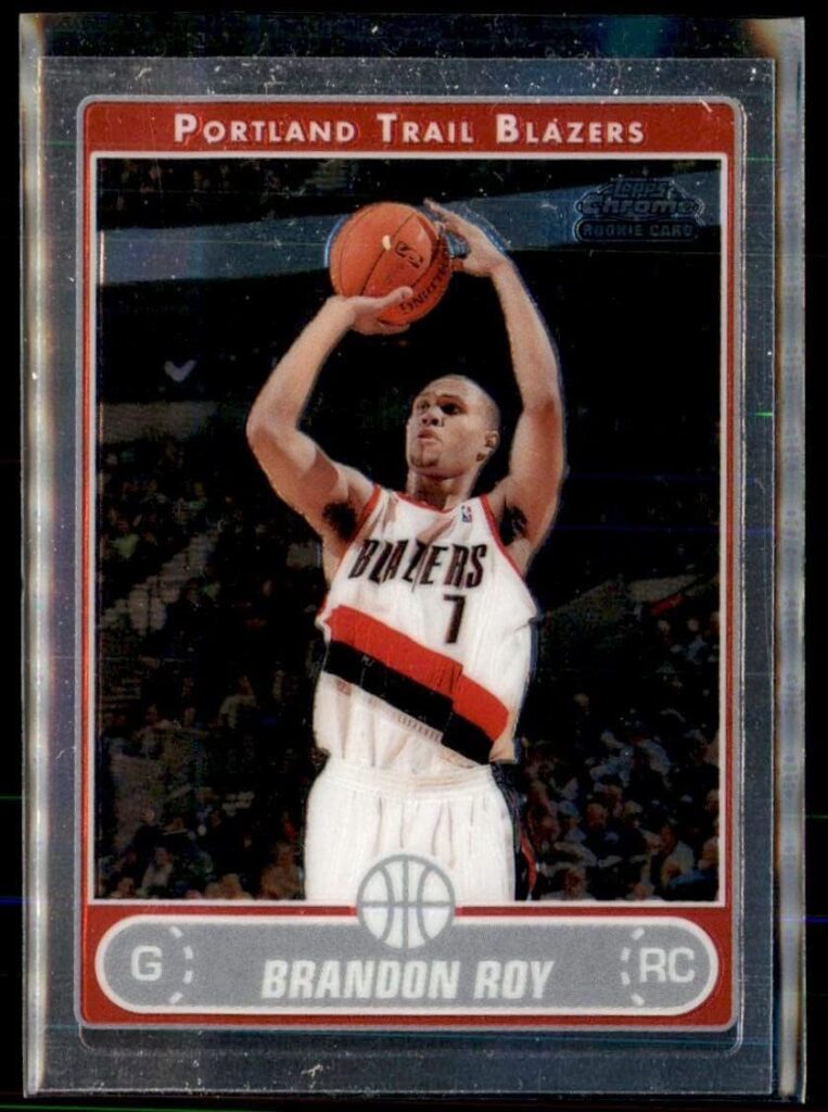 Brandon Roy – Trail Blazers 2007 Topps Chrome NBA Basketball Card #190