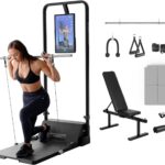Speediance Gym Monster Smart Home Gym, Multifunctional Strength Training Machine, Smith Machine Power Cage Workout Station, Squat Rack Cable Machine, Full Body Fitness Equipment for Home Workout