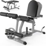2-in-1 Adjustable Leg Extension and Curl Machine, Easy Transition, Home Gym Leg Machine, Weight Capacity 660LBS