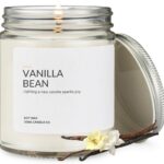1OAK Soy Wax Scented Candles – Vanilla Bean Candle – Vanilla Candles for Home – Hand-Poured (7oz.)