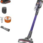 BLACK+DECKER Pet Hair Vacuum, Cordless Vacuum Cleaner Pet Hair, Up to 55 Minutes of Runtime, Interchangeable Floorhead, Maximum Suction, Multi-Surface, Light Weight, Powerseries Extreme (BSV2020P)