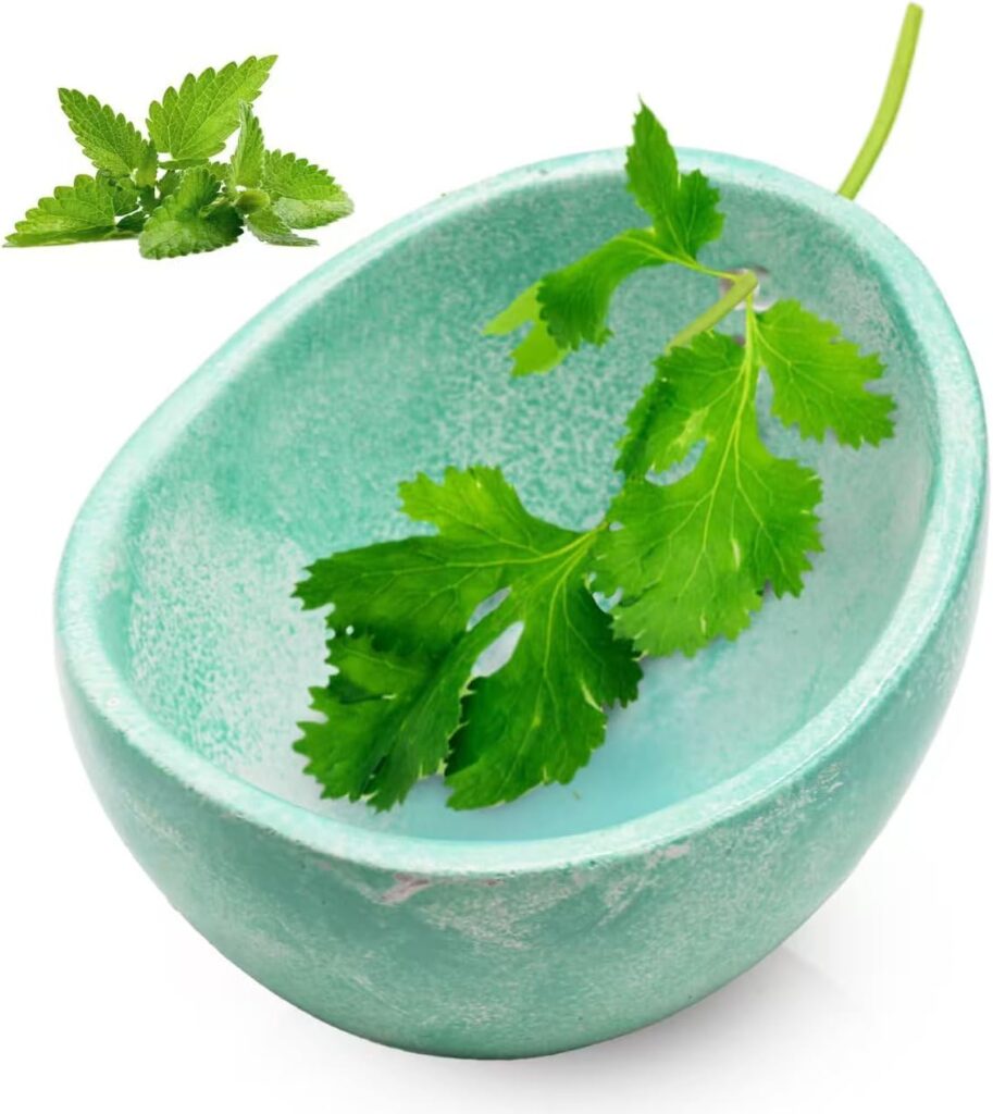 2025 New Handmade Ceramic Herb Stripper Bowl -Herb Stripper,Herb Stripping Bowl,Efficient Herb Peeling Cup for Salads & Cooking, Pottery Kitchen Tool for Meal Prep (1Pcs)