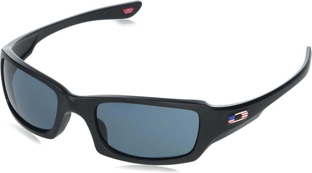 Oakley Men’s OO9238 Fives Squared Rectangular Sunglasses