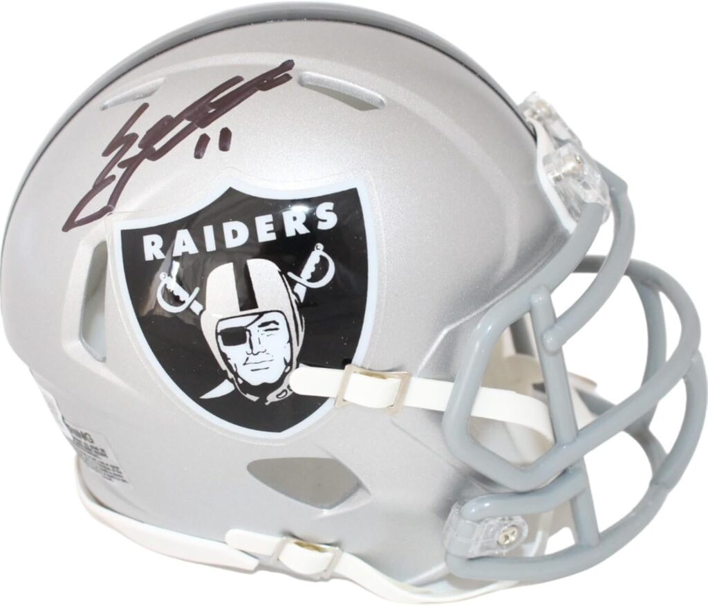 Sebastian Janikowski Signed Oakland Raiders Mini Helmet Beckett 43033 – Autographed NFL Mini Helmets