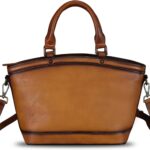 Genuine Leather Handbags for Women Satchel Top Handle Bags Handmade Vintage Crossbody Handbags Retro Tote Purse