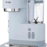 Mr. Coffee 3 in 1 Single Serve Coffee Maker, Hot or Iced Espresso and Frappe Machine, Blender, and Reusable Filter for Frozen Drinks or Lattes, Gray