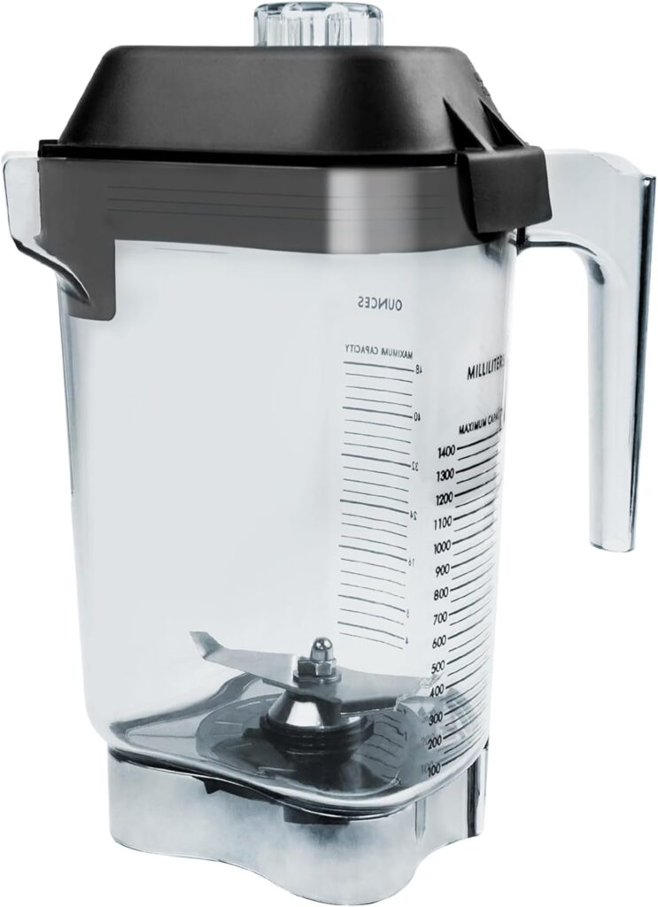 Blender Pitcher 48oz, Compatible with Vitamix Quiet One VM0145 VM0100A 36019 16016 15978 Advance Drink Machine Commercial Touch Bar Boss etc, Blender Pitcher Container Jar Cup,5 Years Warranty