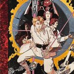 Luke Skywalker Leia Han Solo trading card Star Wars Galaxy 1993 Topps #48