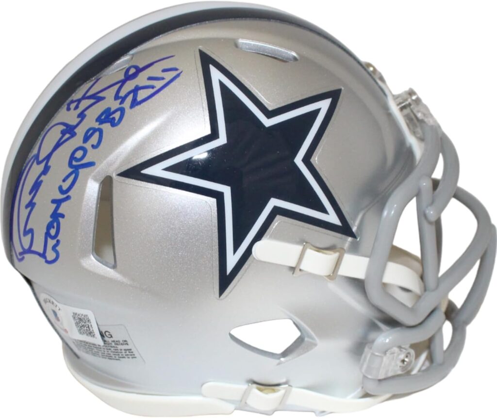 Randy White Signed Dallas Cowboys SB CO MVP Mini Helmet Beckett
