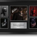 HWC Trading Robert Pattinson Batman Joker 16 x 12 inch (A3) Printed Gifts Signed Autograph Picture Display for Movie Memorabilia Fans – 16″ x 12″ Framed