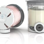 Ninja Swirl by CREAMi Pints and Lids – 2 Pack, Compatible with NC700 Series Ninja Swirl Ice Cream & Soft Serve Makers, BPA-Free & Dishwasher Safe, Grey Lids, XSK7PNTLD2