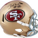 49ers Jerry Rice Authentic Signed Full Size Speed Rep Helmet Fanatics
