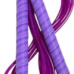 Buddy Lee Ninja Warrior Jump Rope – Adjustable Speed Rope for Fitness, HIIT, CrossFit & Boxing – Tangle-Free with Precision Ball Bearings – Durable, Lightweight & Ergonomic Handles (Purple)