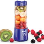 Mulli Portable Blender 14oz-USB Rechargeable Smoothie Maker with 6 Stainless Steel Blades, Personal Mini Blender for Shakes, Baby Food, Travel, Gym & Kitchen, BPA-Free