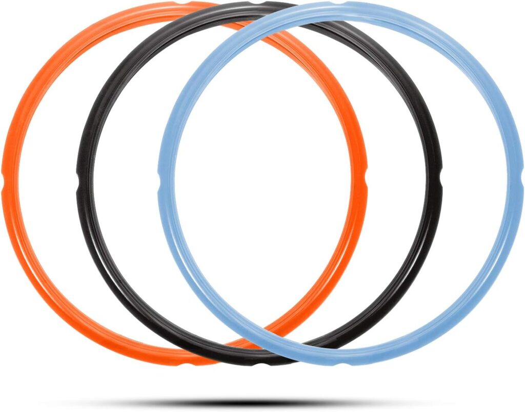 STYDDI 3 Pack 8qt Silicone Sealing Ring for Instant Pot, Replacement Seal Gasket for Instant Pot 8 Quart Model, Fits Duo 8 Quart, Crisp 8 Quart, Duo Plus 8 Quart, Whisper Quiet 8 Quart, Pro 8 Quart