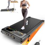 Walking Pad Treadmill, WALKWAKE 8% Incline Walking Pads, Compact Under Desk Treadmill for Home, 330lb Capacity 2.5HP Running Machine for Walking Jogging with LED Display