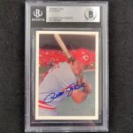 Pete Rose signed 1985 Cincinnati s Baseball Trading Card slab auto BAS – Sports Memorabilia