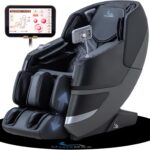 MassaMAX MT339 4D Massage Chair, Full Body Shiatsu Recliner with Auto Extendable Footrest, Zero Gravity, SL Track, Deep Yoga Stretch,15 Modes, AI Voice Control, Foot Rollers, and Heating (Deep Black)