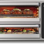 PowerXL SmartSynx Dual Door Oven, 8 Quick-Touch Cooking Presets including Air Fry, Toast, Bake, Broil, Reheat and More, Cook 2 Different Foods at the Same Time, Large Capacity & Adjustable Temperature