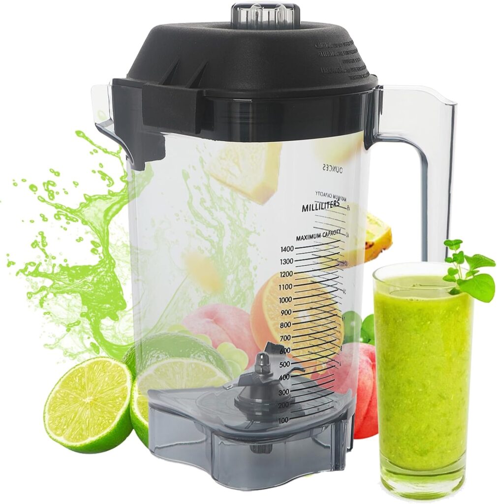 For Vitamix Blender Pitcher 48oz, Advance Container Replacement for Vitamix The Quiet One 36019 VM0100A VM0145 15978 16016 Commercial Drink Machine Blender Cup Jar Parts Bowl Attachment
