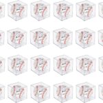 24Pack Acrylic Baseball Case for Display, UV Protected Baseball Display Cube, Autographed Baseball Clear Display Case, Baseball Display Case for Memorabilia Baseball