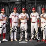 Ikonic Fotohaus Bryce Harper Schwarber Realmuto Hoskins Castellanos Signed Photo Autograph Print Wall Art Home Decor
