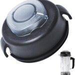 2-Part Lid and Plug Fit for Vitamix 5200&5000，Blender Replacement Lid Parts Compatible with Vita-mix 64-Ounce High Profile Container Blender