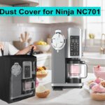 Ice Cream Machine Dust Cover for Ninja NC701 | Waterproof Dust-Proof | Translucent Style for Easy Model ID | Made of 600D Nylon | Compatible with Ninja Creami Swirl Soft Serve Maker(Dust Cover)