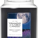 Yankee Candle Mid Summer’s Night Scented Candle, 22oz Large Jar with up to 150 Hour Burn, Giftable