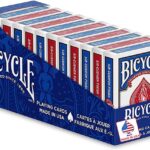 Bicycle Standard Rider Back Playing Cards, Poker Size, 12 Pack, Classic Decks of Cards for Poker, Blackjack, Casino Games & Family Game Night