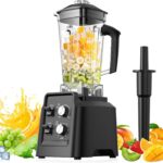 Blender for Smoothies – Countertop Blenders with 68oz Dishwasher-Safe Pitcher, Blenders for Kitchen, Ice Crushing & Frozen Fruit, BPA Free