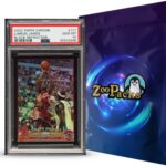 PSA Basketball Graded Card Mystery Power Pack | 1 PSA Graded Basketball Card & 1 Pack of Cards | Grade 8+ Guaranteed | Contains One Graded Vintage, Rookie, Legend or Current Star | by Zoo Packs