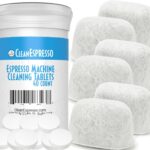 CleanEspresso – Designed For Breville Cleaning Kit – 40 Cleaning Tablets and 6 Water Filters for Breville Espresso Machines – 2g Espresso Machine Tablets