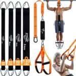 Fitarc Pull Up Assistance Bands Set,Pull Up Assist Strap with Handle,14 Levels of Assistance Up to 300LBS, Orange