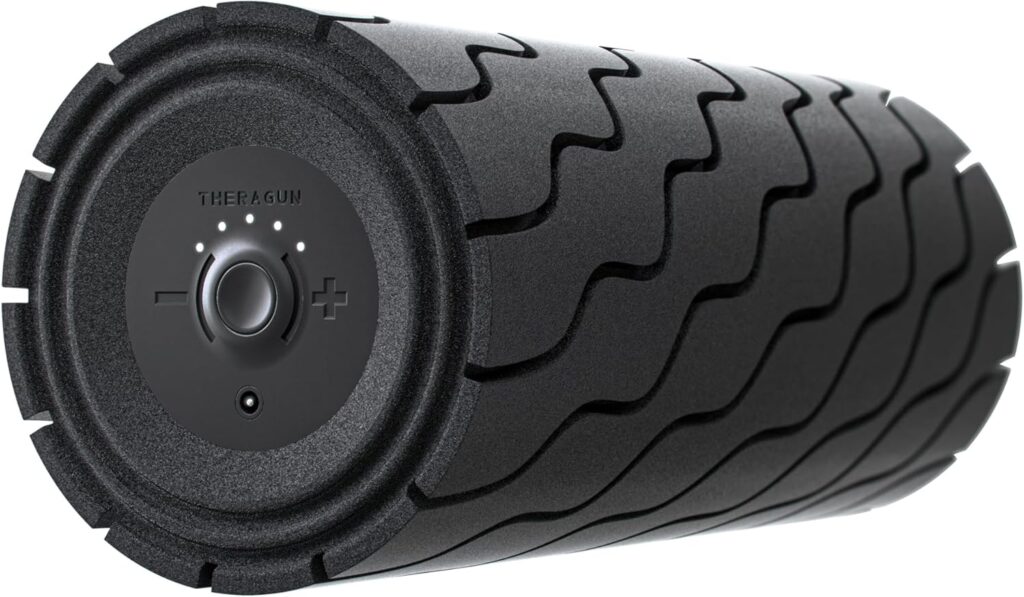 TheraGun Therabody WaveRoller – High Density Foam Roller for Body and Large Muscles. Bluetooth Enabled with 5 Customizable Vibration Frequencies in Therabody App