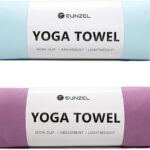 Eunzel Hot Yoga Towel Non-Slip Yoga Mat Towel Ultra-Absorbent Microfiber Towel for Hot Yoga, Pilates,Bikram and Workout 26.5″x 72″