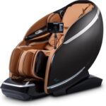Alfine A688 Heaven Duet Massage Chair-4D & 3D Dual-Mechanism Zero Gravity Recliner with Yoga Stretch and Electric Automatic Footrest Extension-Full Body Relaxation (Brown)