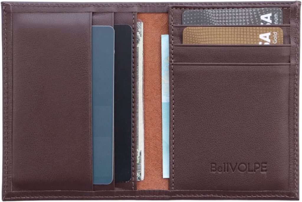 Slim Wallet Genuine Leather (Brown)