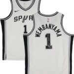 Victor Wembanyama San Antonio Spurs Autographed Nike Association Edition Swingman Jersey with “2024 ROY” Inscription – Autographed NBA Jerseys
