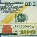 Men’s Handcrafted Faux Leather Flip ID Bifold Wallet New Hundred Dollar Bill