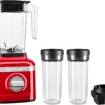 KitchenAid K150 3 Speed Ice Crushing Blender with 2 Personal Blender Jars – KSB1332Y – Passion Red