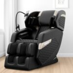 GDFStudio Massage Chair Full Body,Zero Gravity Recliner,2025 Massage Recliner Chair Whit 6 Massage Rollers – Foot Relief,Airbag Massage,Bluetooth Speaker,Repid Heating,Black