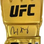 Max Holloway autographed signed gold glove UFC BAS Blessed – Autographed UFC Gloves