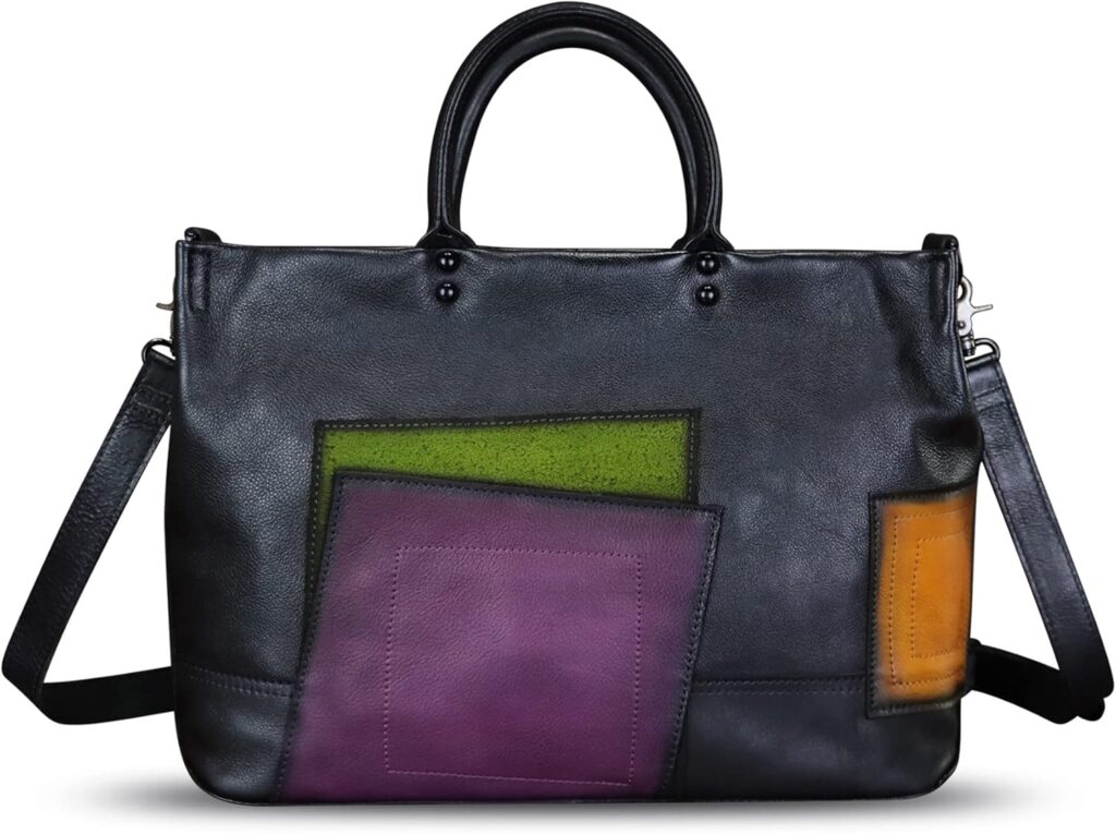 Genuine Leather Satchel for Women Leather Work Tote Bag Handbag Top Handle Bags Handmade Crossbody Handbag Purse