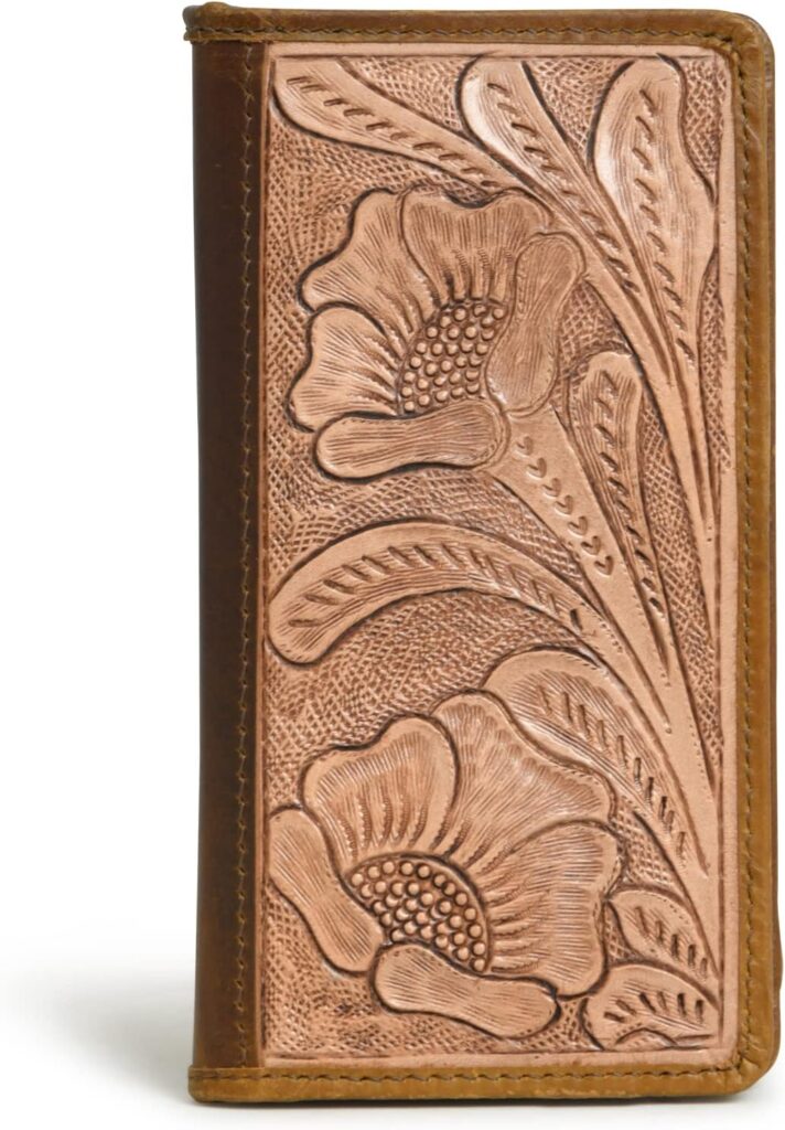 Jajmo Legacy Bifold Genuine Leather Long Vintage Wallet Checkbook Card Case Holder For Men