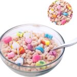 Funny French Vanilla Cereal Bowl with Metal Spoon Candle Morning Ritual Gift