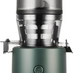 Hurom H320 Cold Press Juicer Machine, Easy to Clean Masticating Slow Juicer, Coarse Strainers, Self-Feeding, Hands Free, Family Size, Quiet Motor, Easy Assembly (Kale/Dark Green)