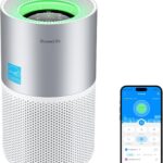 GoveeLife Air Purifiers for Home, Smart Air Purifier for Large Rooms with App & Alexa Control, Covers up to 1162ft², Air Quality Monitor, PM2.5 Sensor Air Purifier for Pet Hair, Pollen, Dust, Smoke
